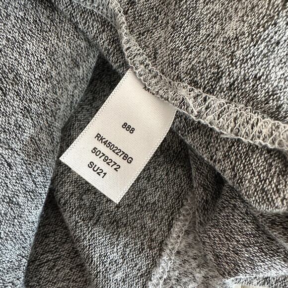 Melrose & Market Cardigan Sweater Girl L(10/12) Gray Heathered Hooded Open Front - Picture 7 of 7